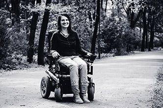 Julia Weiland mit ihrem Blog Wheelymum