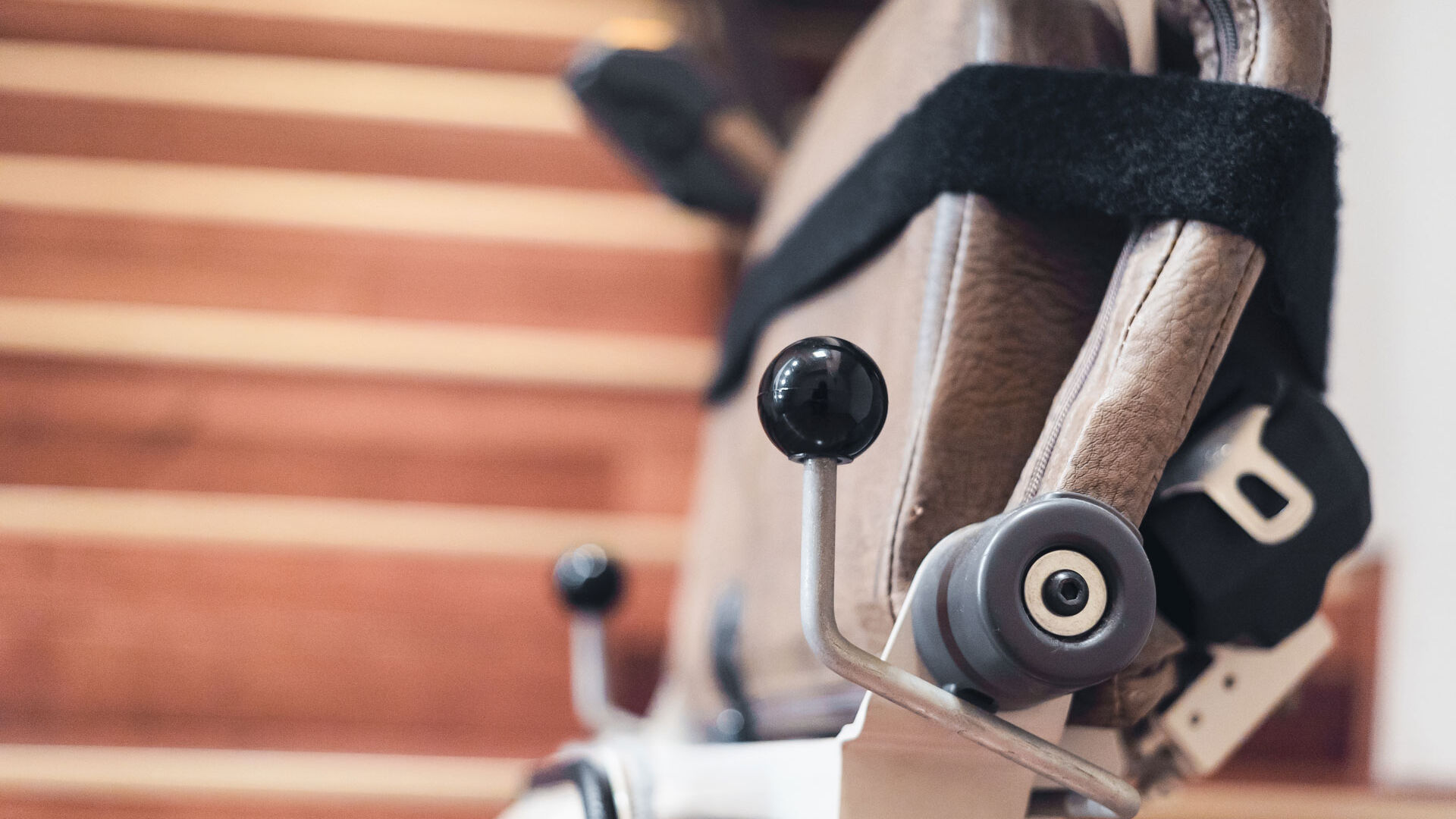 Sicherheitsvorkehrungen: gesicherter Treppenlift