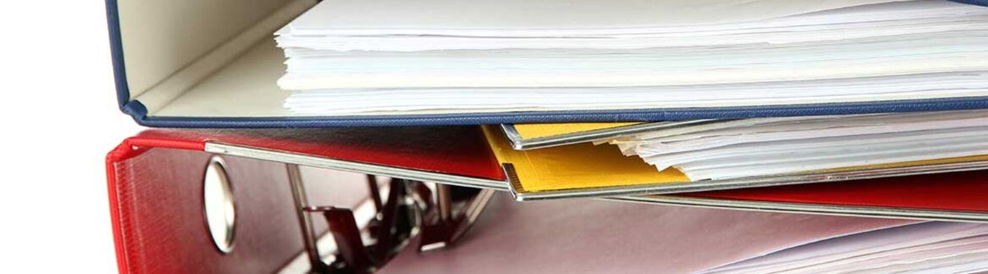 Notfallmappen Ordner in verschiedenen Farben