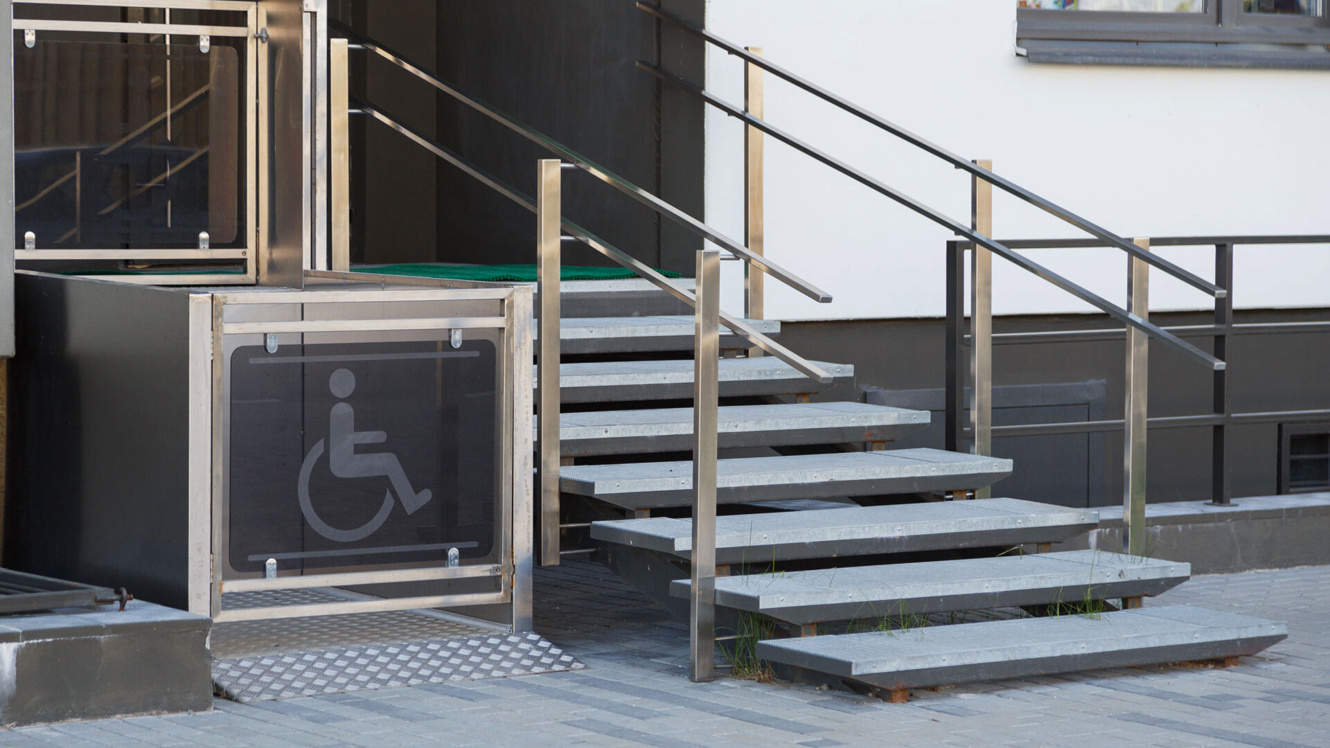 Detailansicht eines Hublifts