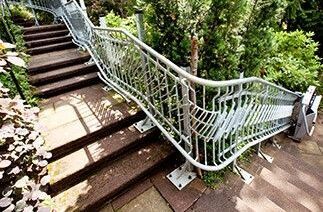 Plattformlift im Außenbereich