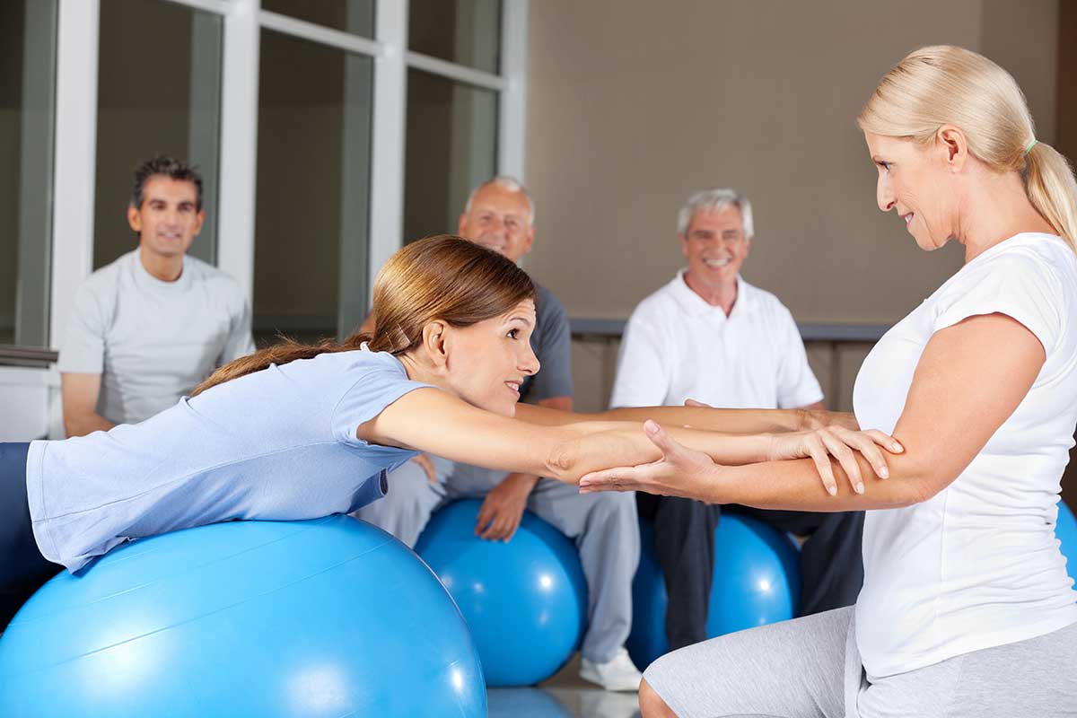 Prévention des chutes par des exercices de sport et de fitness